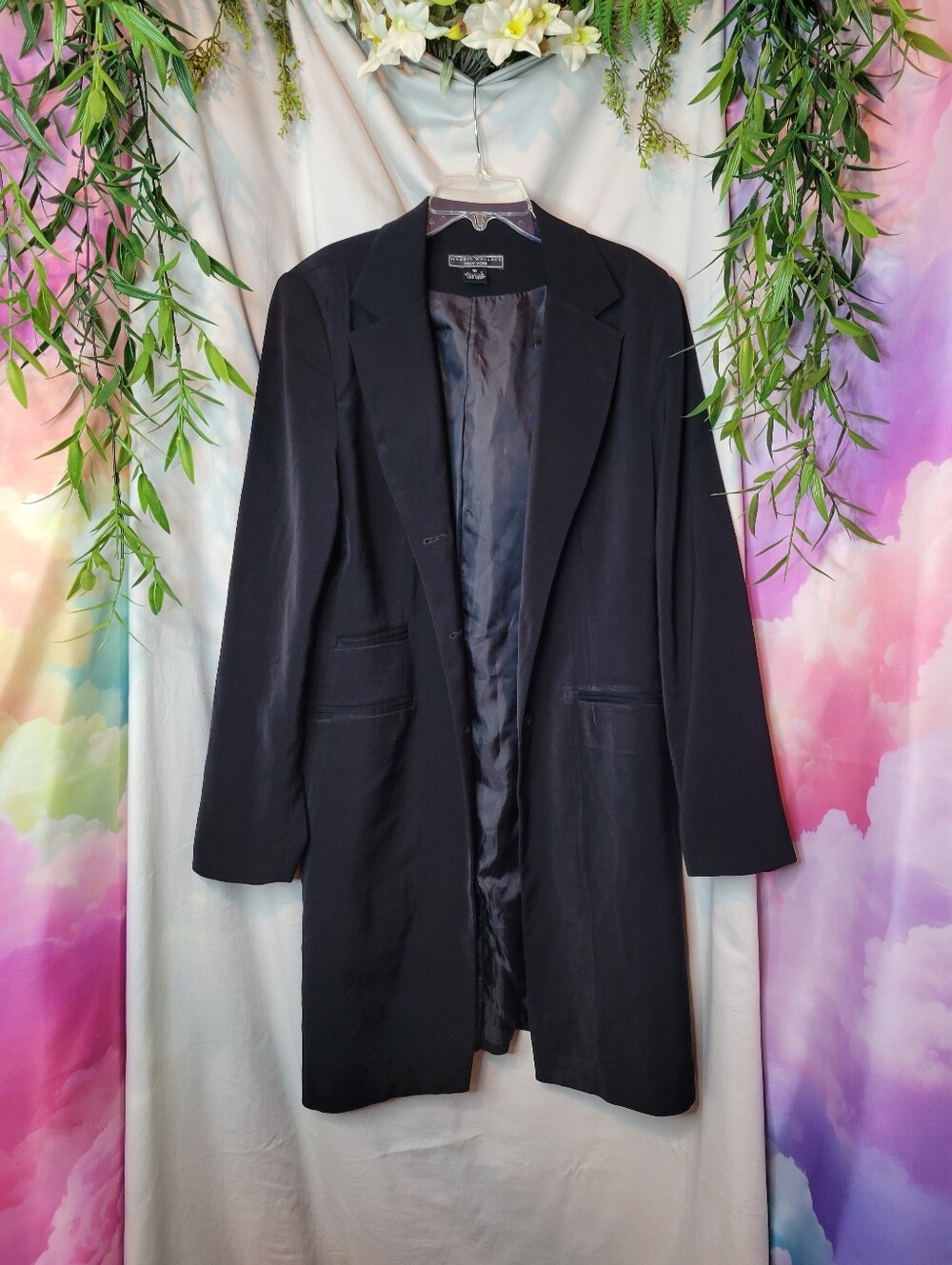 Casual Black Women's Blazer Suit Jacket